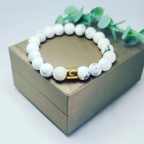 Howlite bracelet - Picture 5 of 5